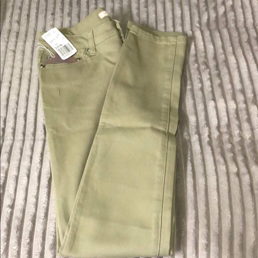 Denim Pant/Long Olive